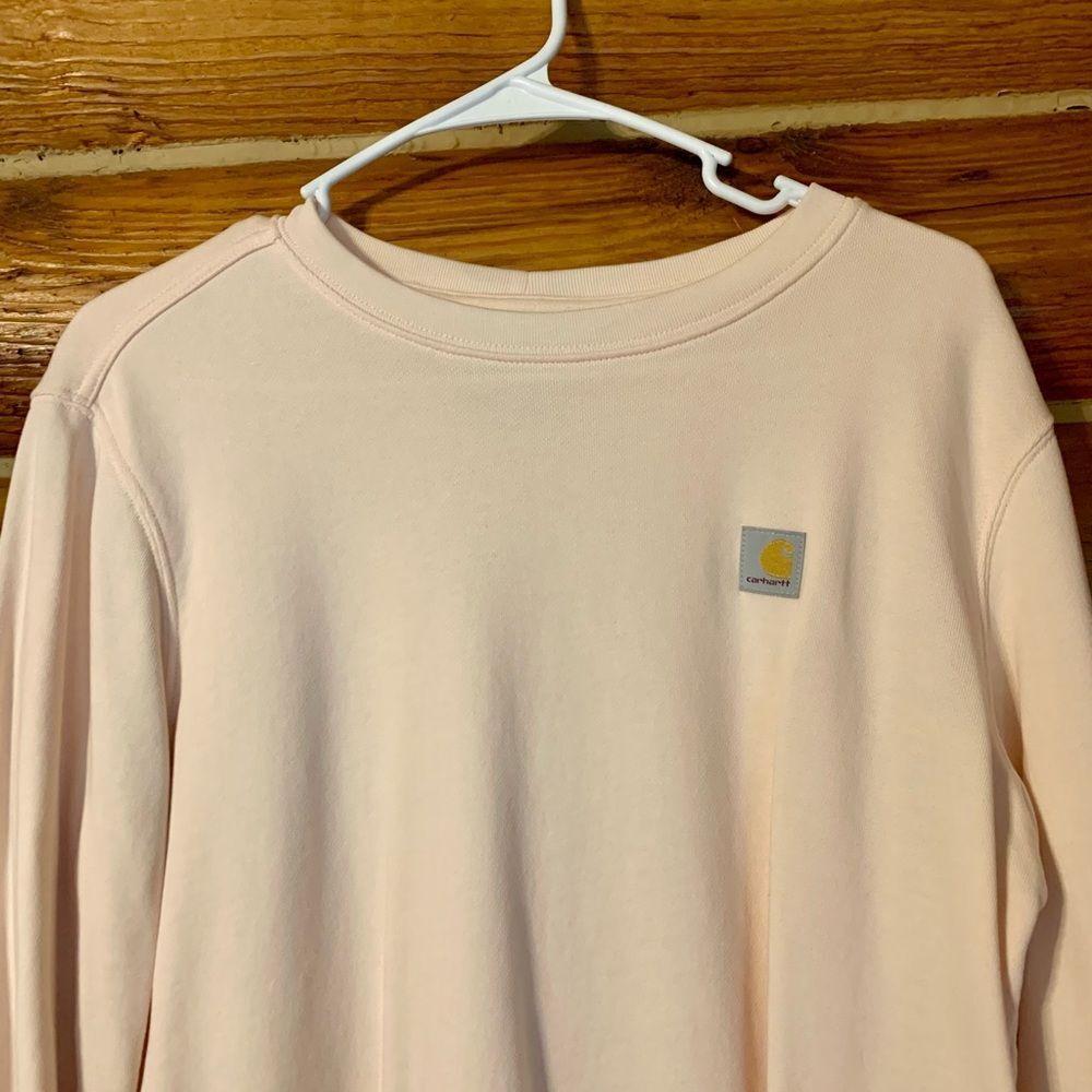 Carhartt Women's Relaxed Fit Midweight French Terry Crewneck Sweatshirt - Picture 3 of 11